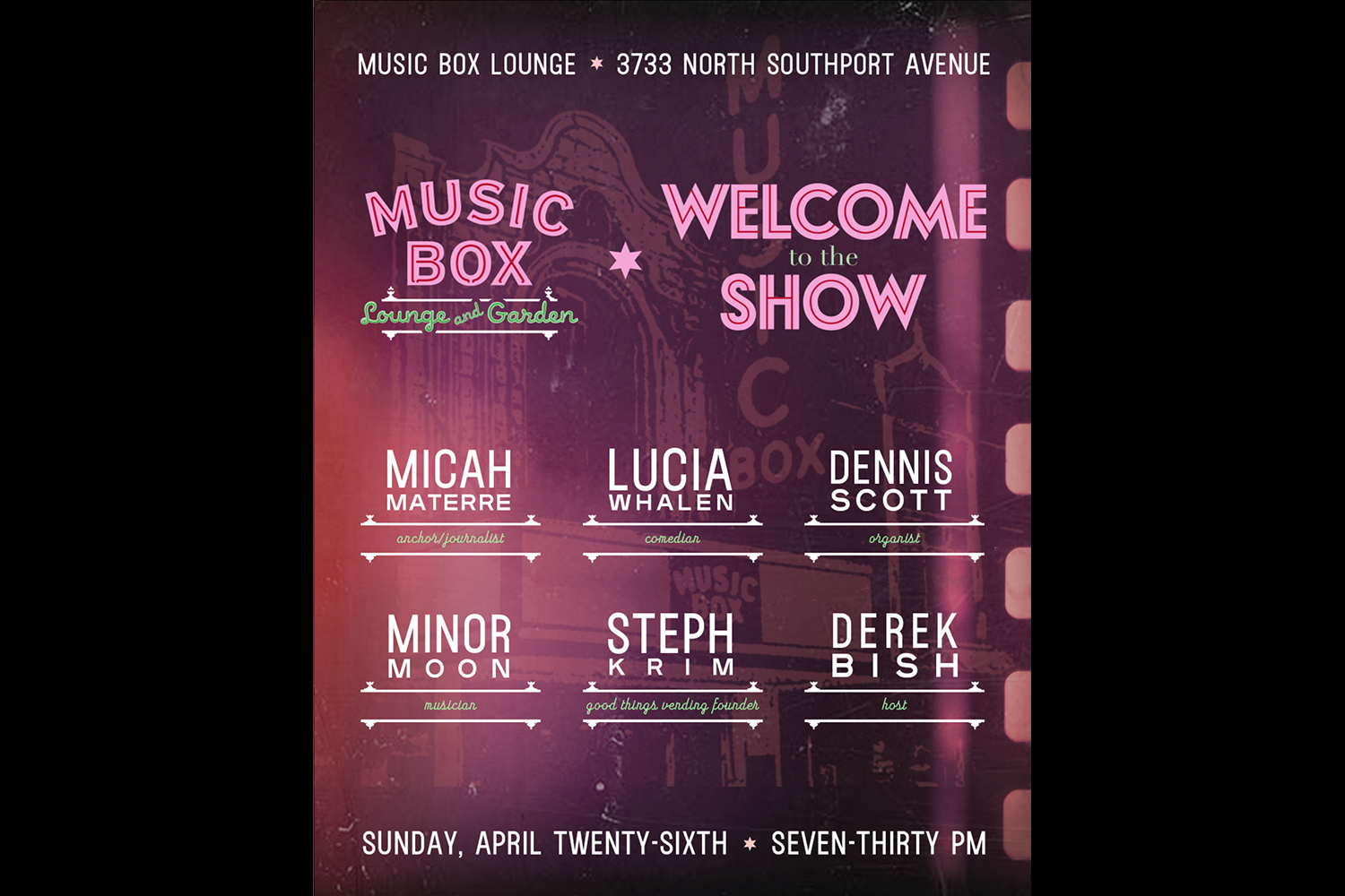 Welcome to the Show | Music Box Theatre